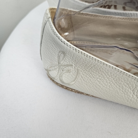 Sam Edelman Everie Leather Logo Espadrille Loafers Size 9M - Picture 5 of 10